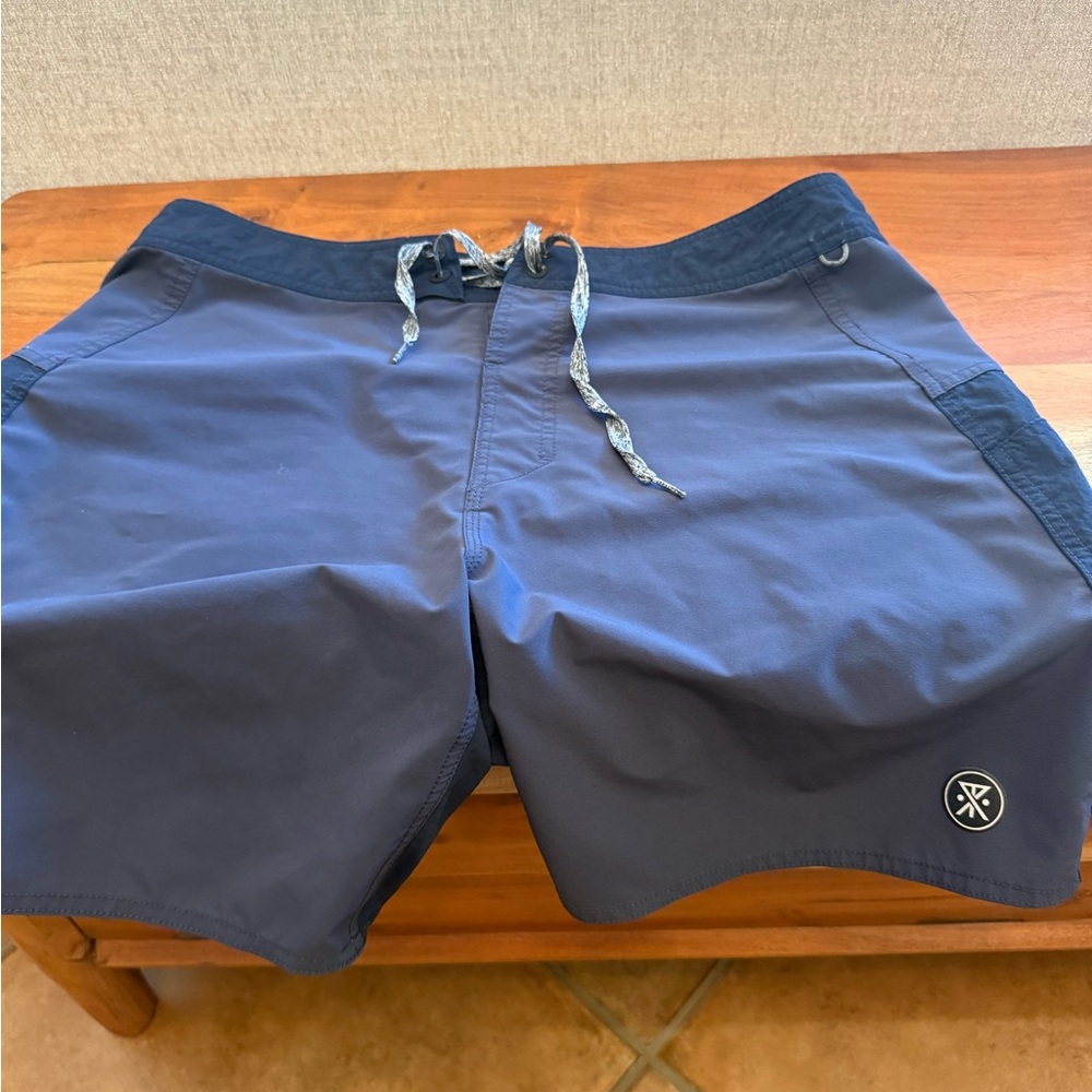 Roark Navy Blue Swim Board Shorts